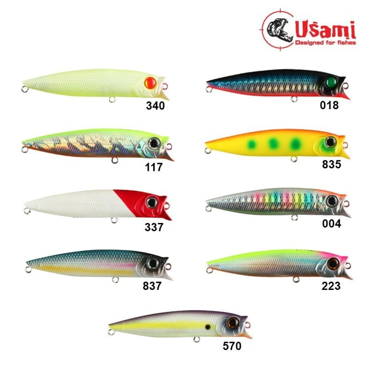 Usami Combo Pop 75F 6.2 G Maket Balık 004