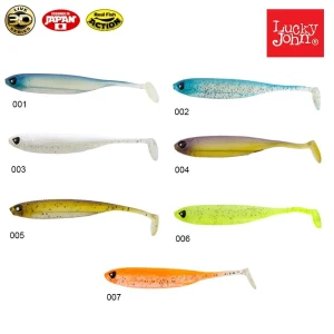 Lucky John Makora 3D Shad Tail 5'' (12.7 cm) 4P Silikon Yem 004