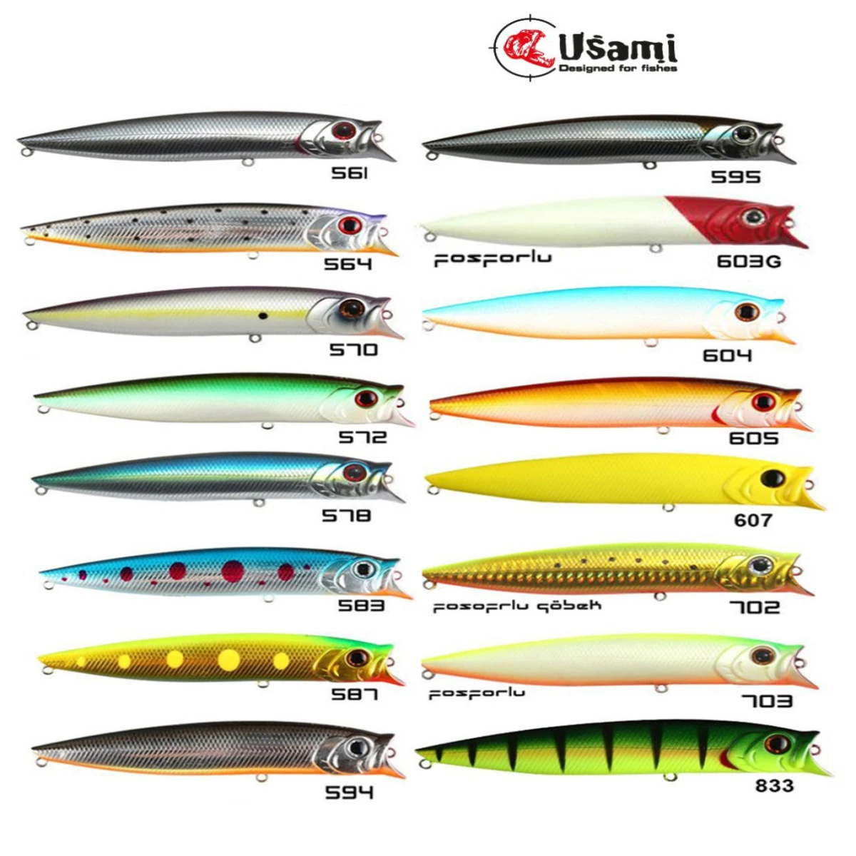 Usami Combo Pop 120F 18.5 G Maket Balık 587