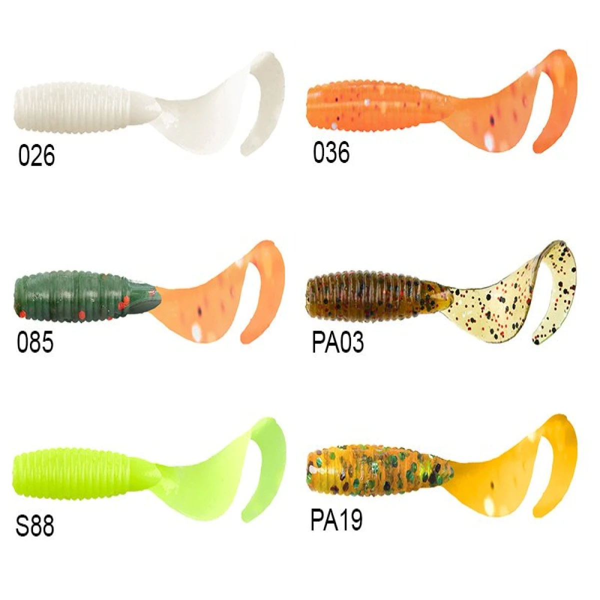 Lucky John Micro Grub 1'' (2.5 cm) Silikon Yem 15P S88