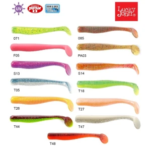 Lucky John Long John 3.1'' (7.87 cm) 8P Silikon Yem S14