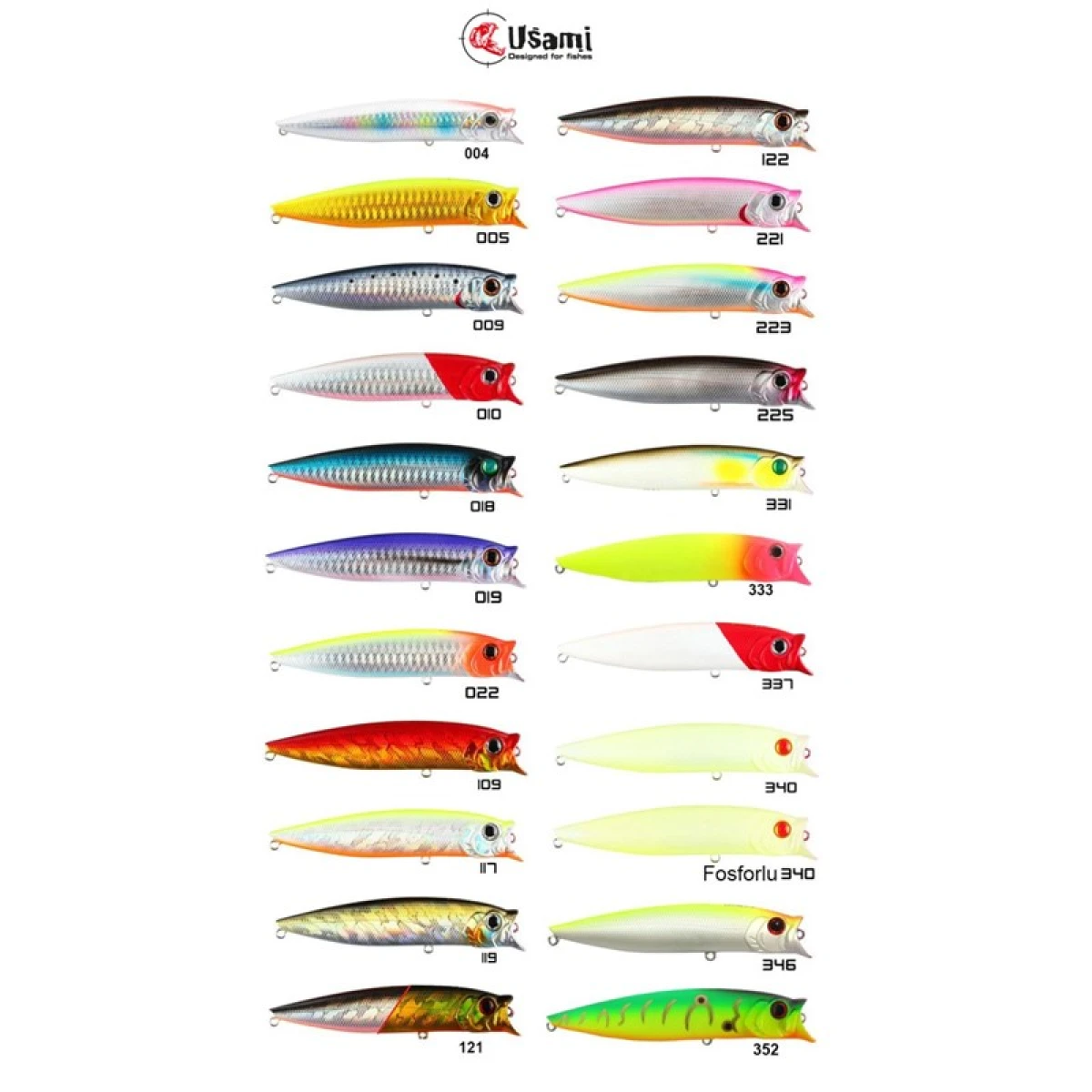 Usami Combo Pop 100F 12.1 G Maket Balık