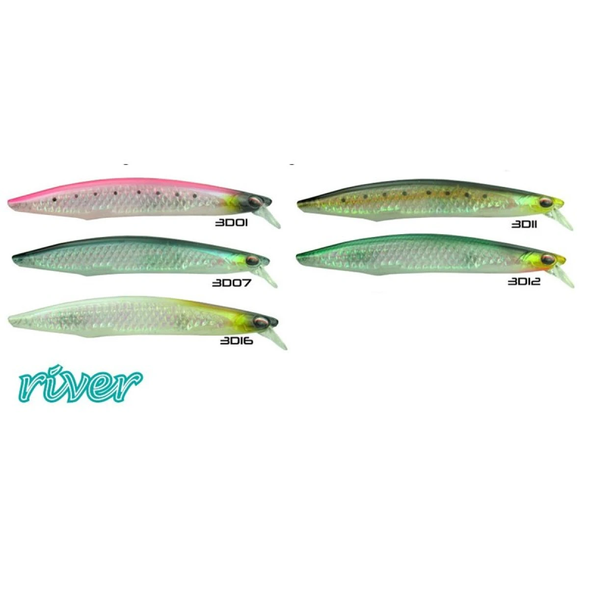 River Get Tiger 3D 140F 14cm 28Gr 0.2-0.4mt 12