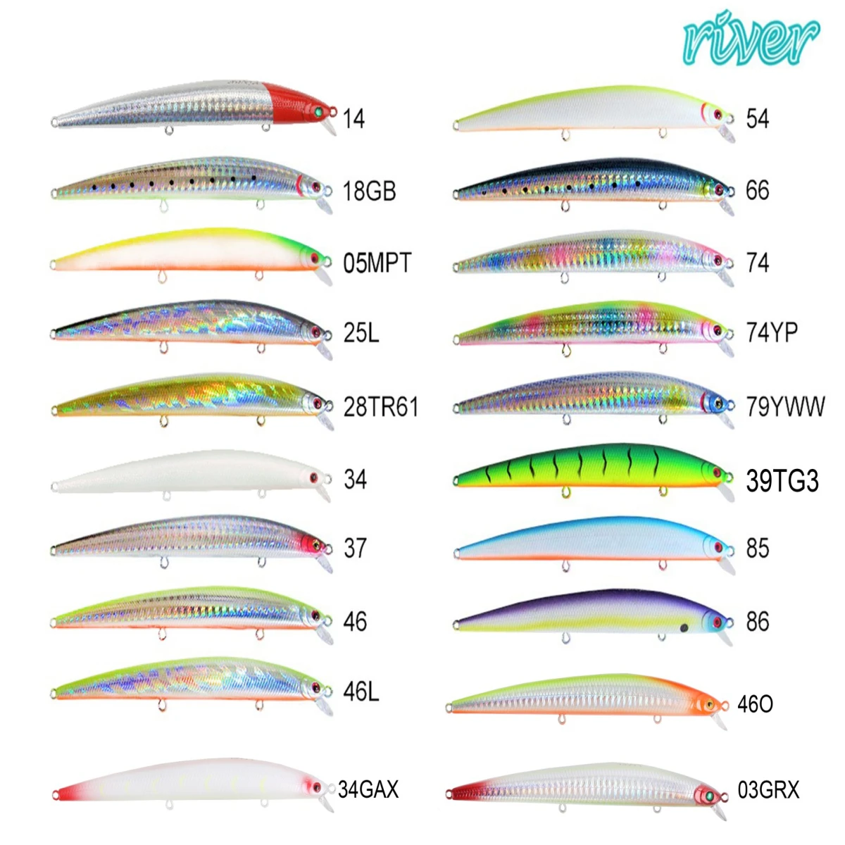 River Treble Devil 125F 12.5cm 14.5Gr  0.3-0.6mt 39TG3