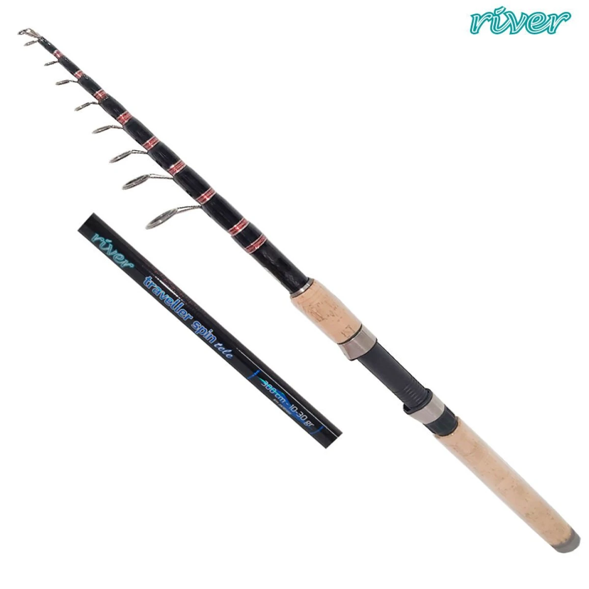 River Traveller Tele Spin 10-30G Karbon Olta Kamışı 300 CM