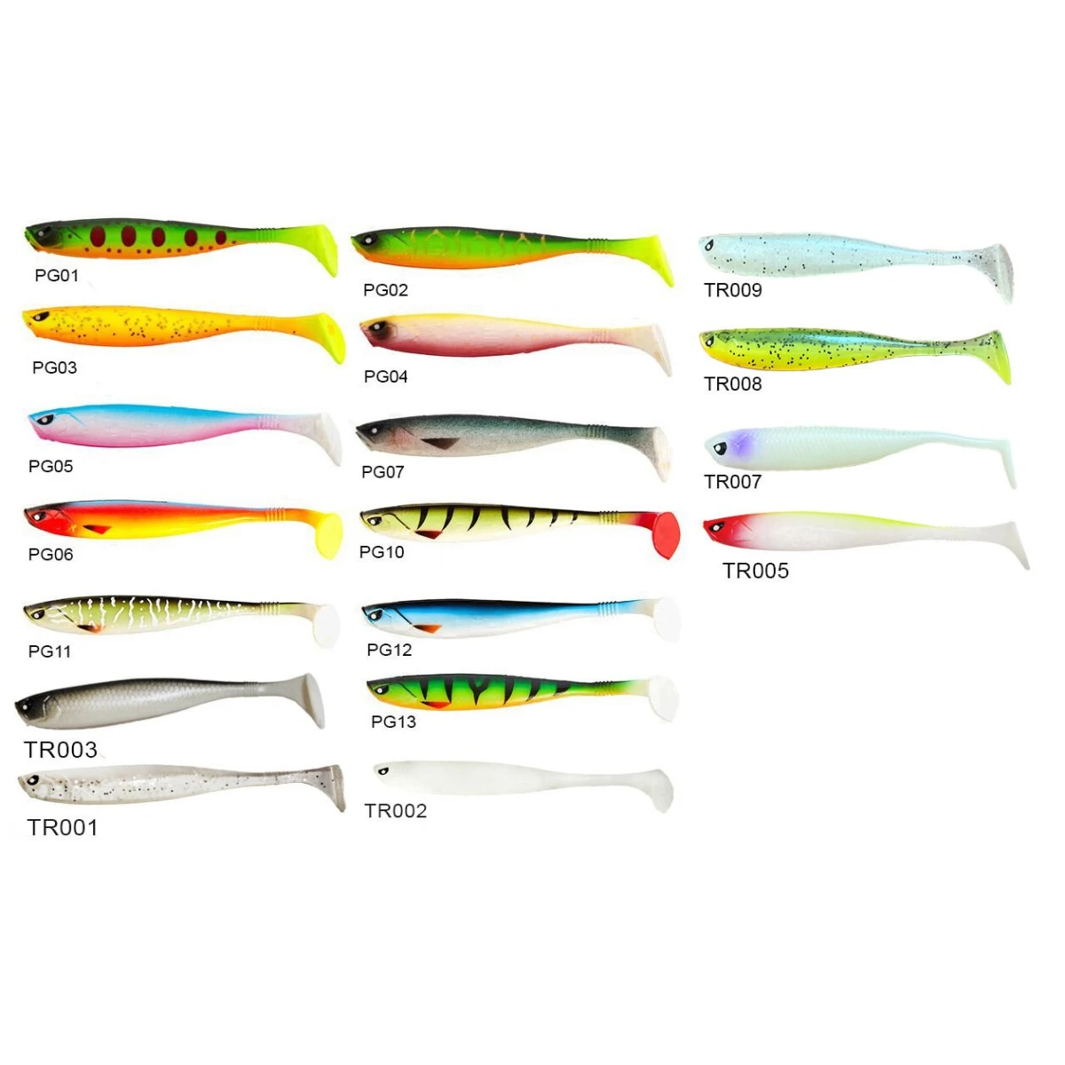 Lucky John Basara 3D Soft Swim 3.5'' (8.89 cm) 6P Silikon Yem PG01