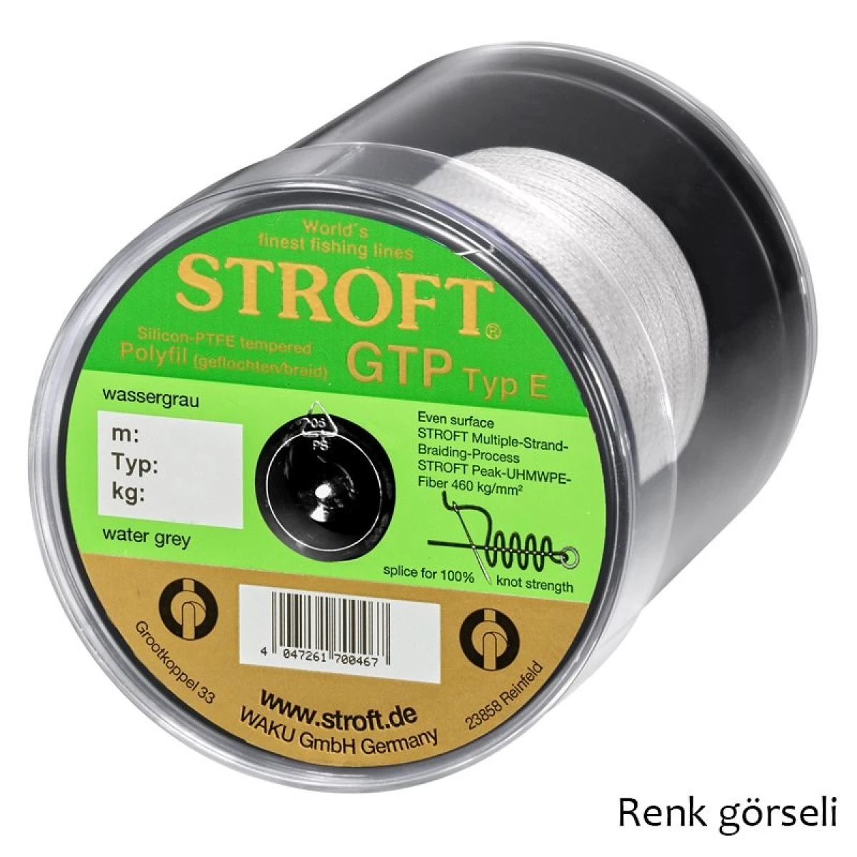 Stroft Gtp Typ E Örgü Misina Gri 250M E4