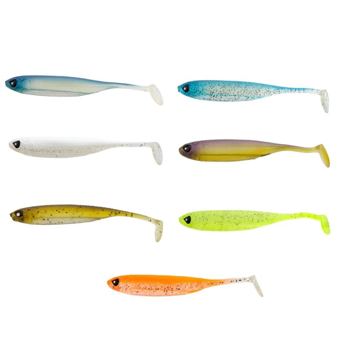 Lucky John Makora 3D Shad Tail 5'' (12.7 cm) 4P Silikon Yem 004