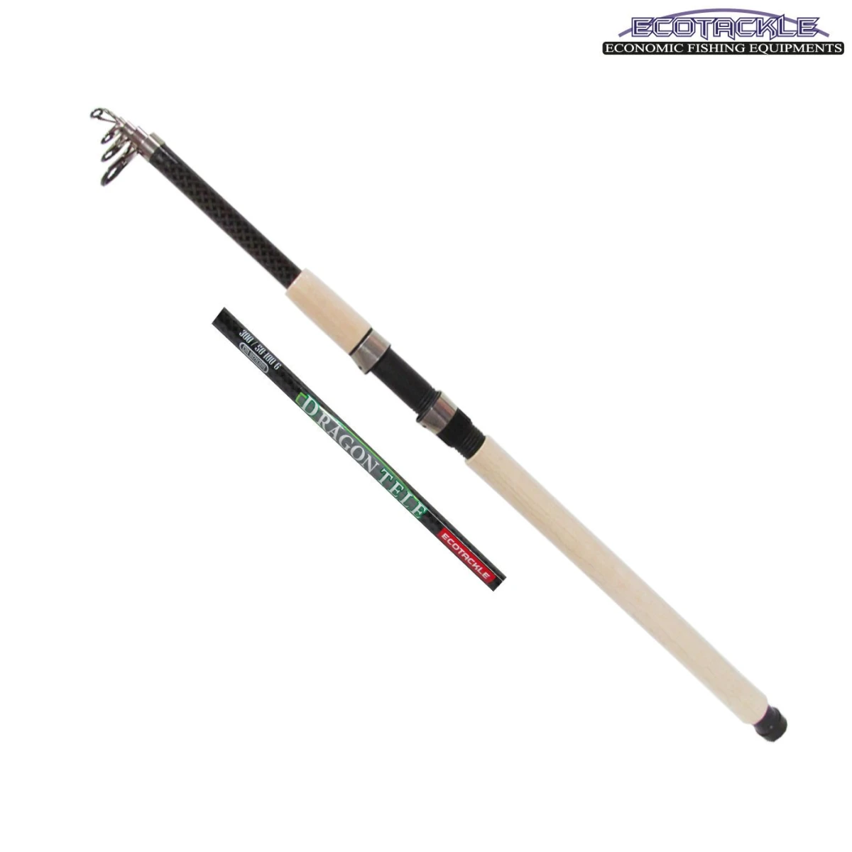 Ecotackle Dragon Tele 50-100G Mix Karbon Teleskopik Olta Kamışı 240 CM