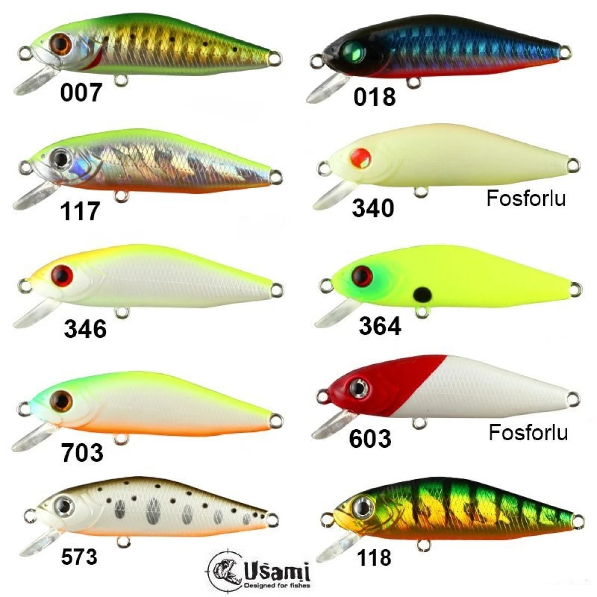 Usami Minn Shad 58F-SR 4.6 G Maket Balık 118