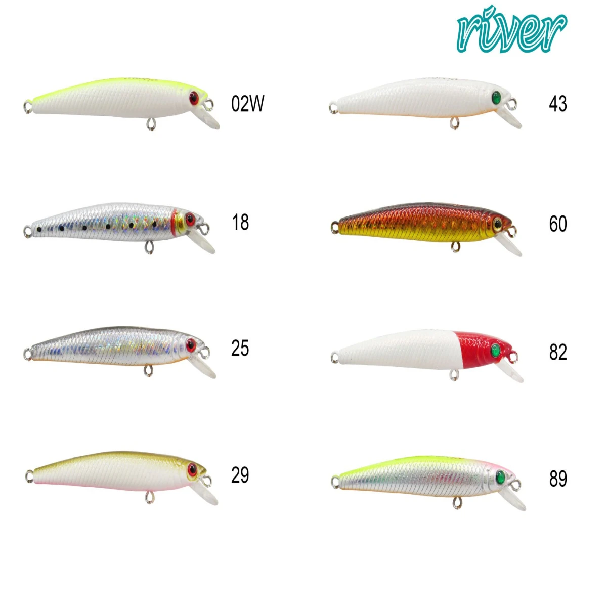 River Tiny Giant 55F 5.5CM 2.7G Maket Balık 25