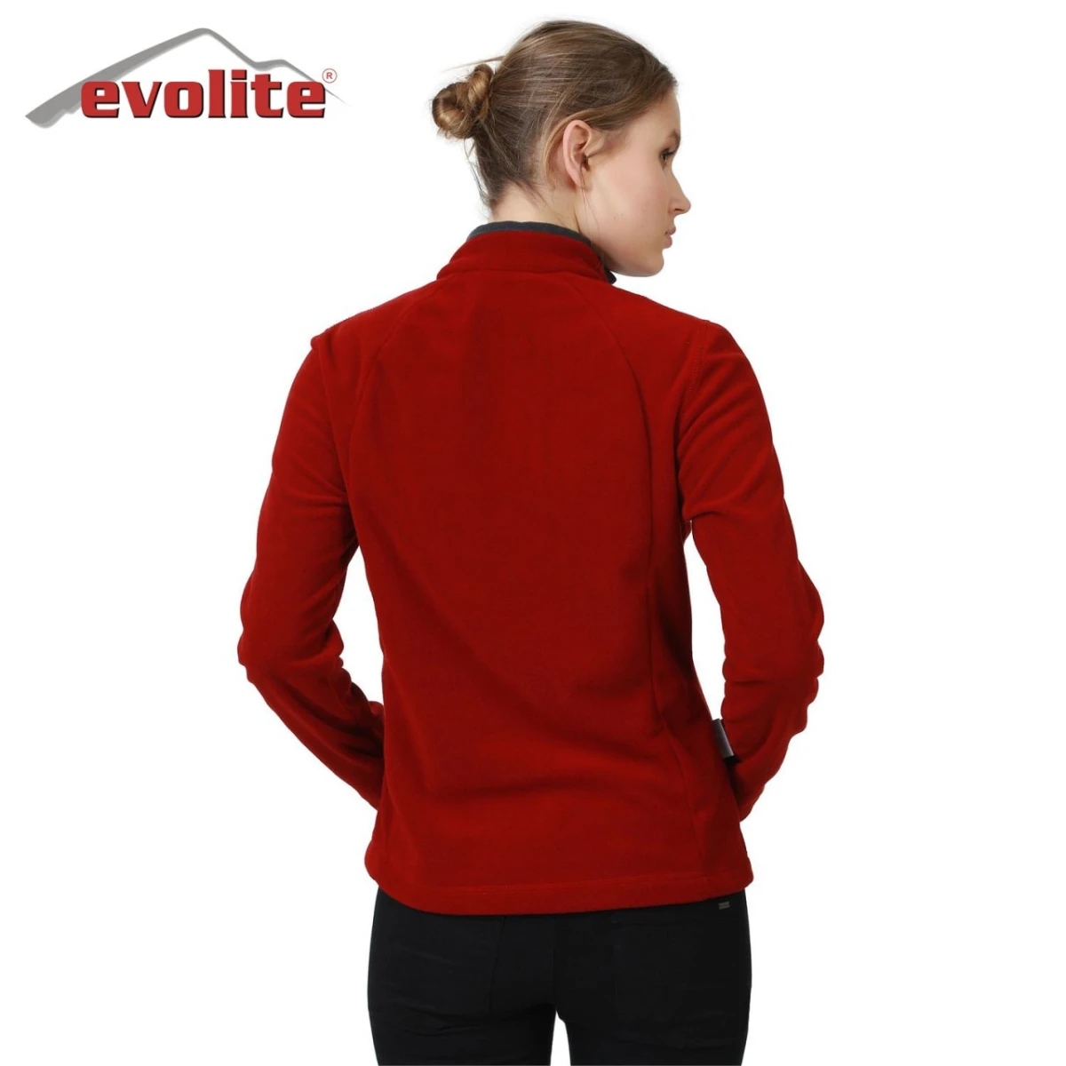 Evolite Fuga Bayan Mikro Polar Sweater - Bordo - XS