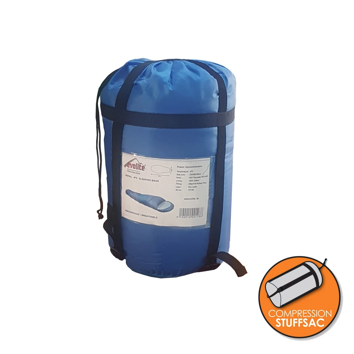 EVOLITE Nepal -8ºC Uyku Tulumu mavi