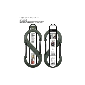 NITE IZE S-Biner Plastik Size 10 Fo! Grn/Blk Gate