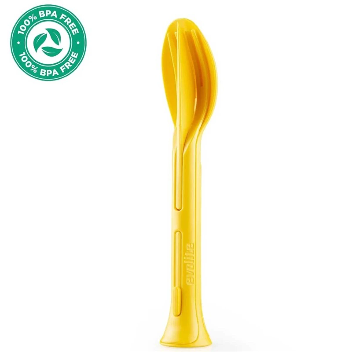 EVOLITE 3in1 Combo Spoon Fork Knife 29 Gr Kaşik Çatal Biçak Seti - Yellow