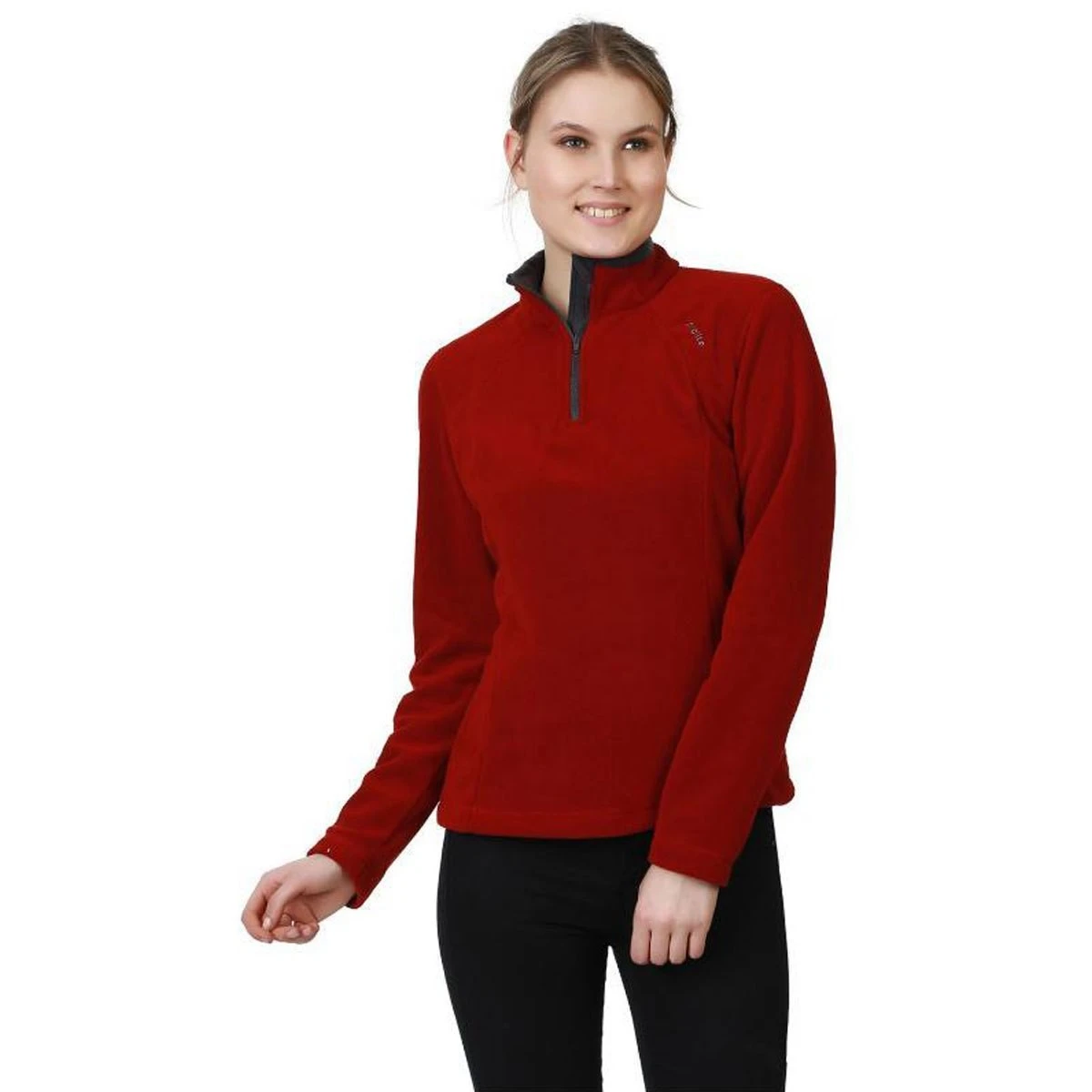 Evolite Fuga Bayan Mikro Polar Sweater - Bordo - XS