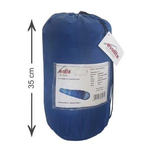 EVOLITE Alfa Mummy Uyku Tulumu 0ºC mavi