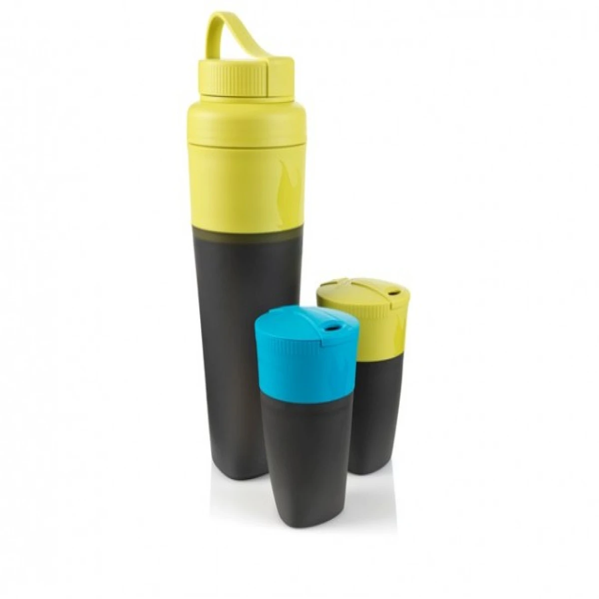 LIGHT MY FIRE Pack-up Drink İçecek Seti - L.Sarı-Mavi