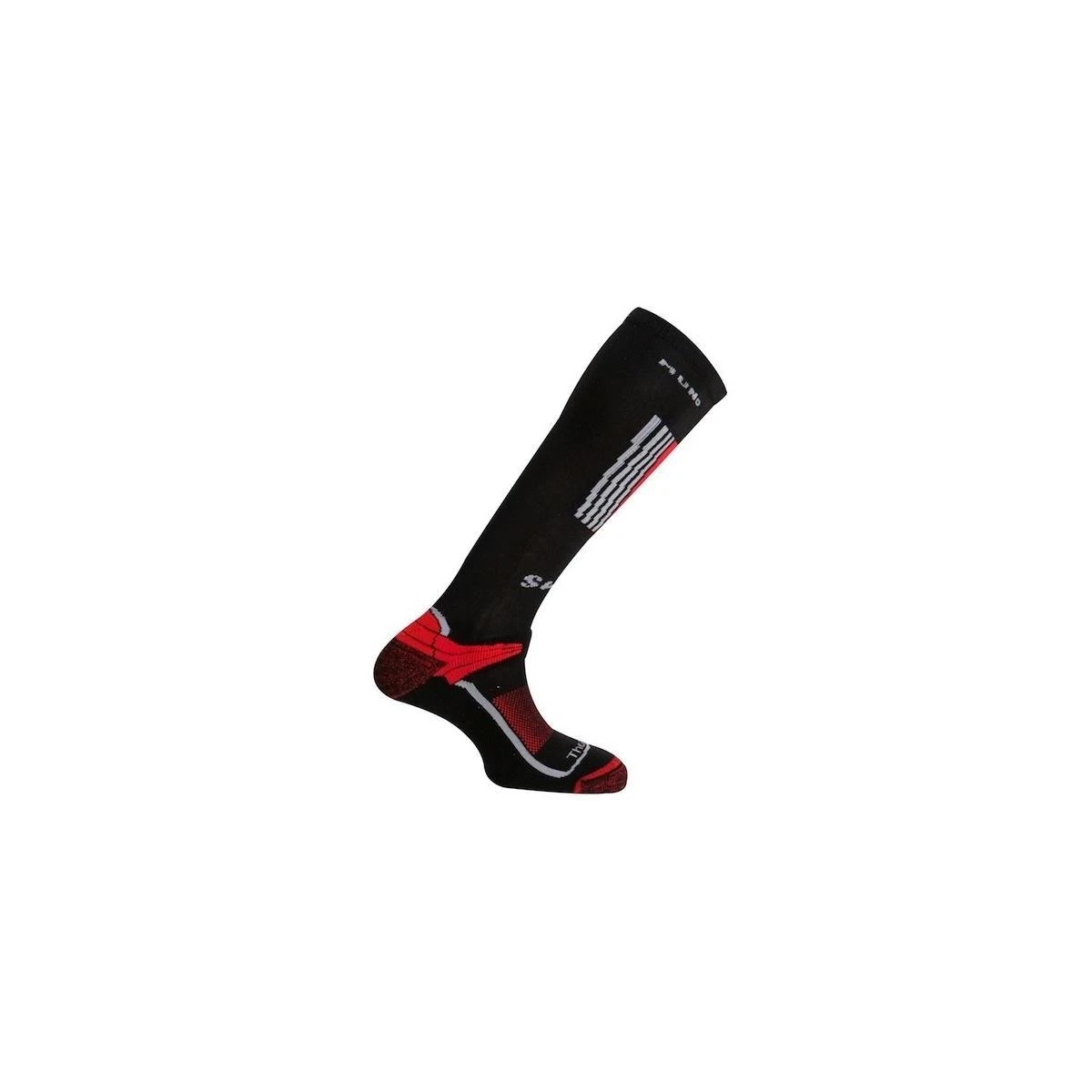 Mund Snowboard –22°C Kışlık Termal Kayak Çorabı - Kırmızı-Siyah - L-(41-45)
