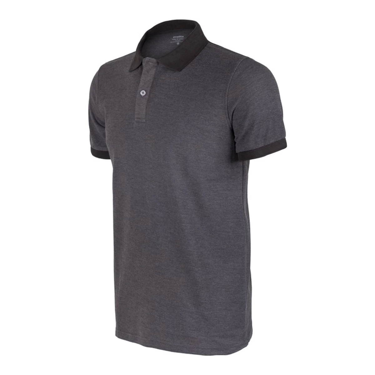 Evolite DeepRaw Bay Polo T-Shirt - Antrasit - S