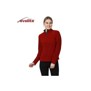Evolite Fuga Bayan Mikro Polar Sweater - Bordo - XS