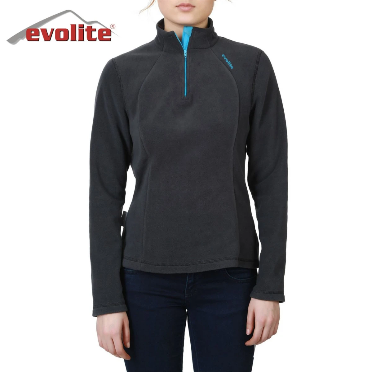 Evolite Fuga Bayan Mikro Polar Sweater - Gri - XS