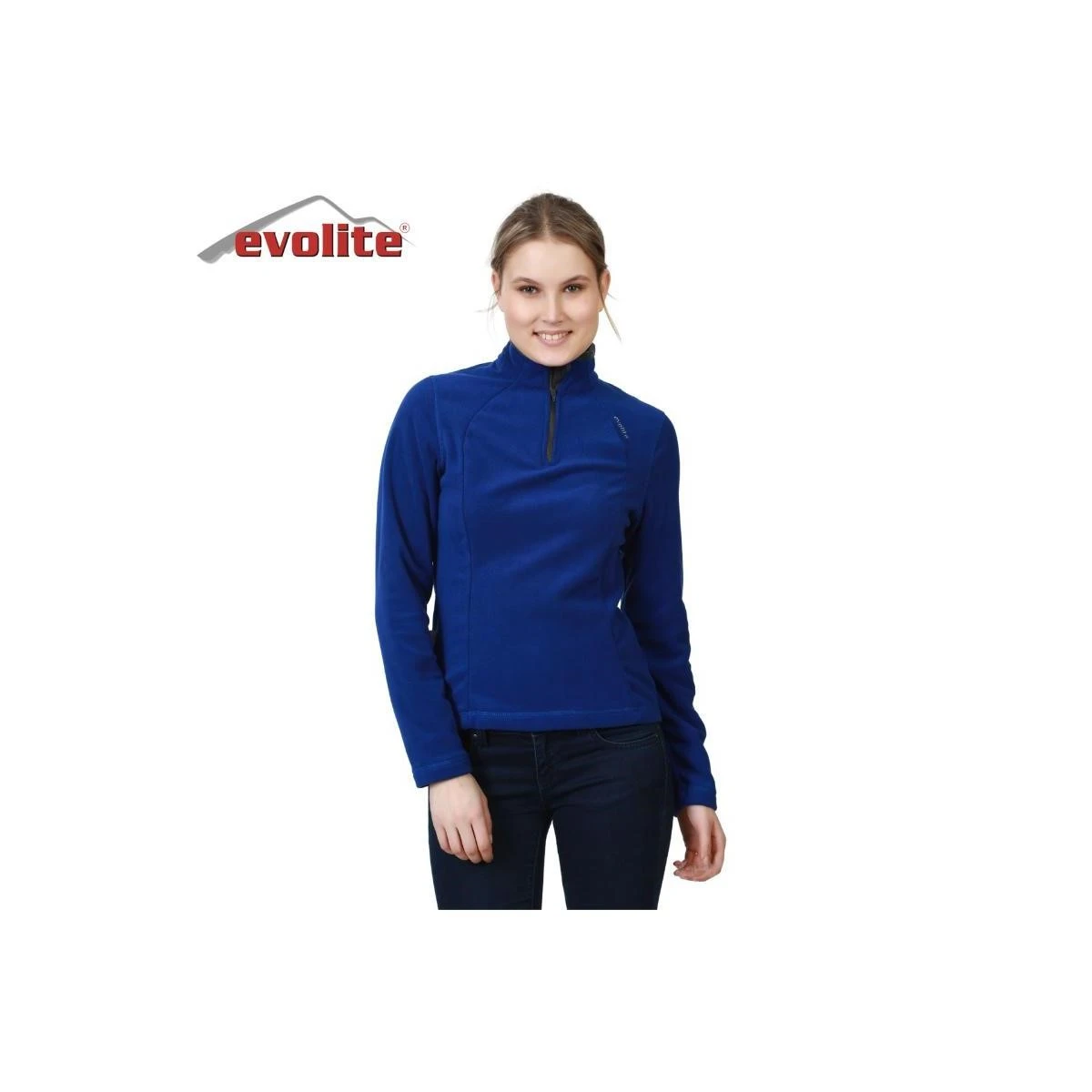 Evolite Fuga Bayan Mikro Polar Sweater - Mavi - XS