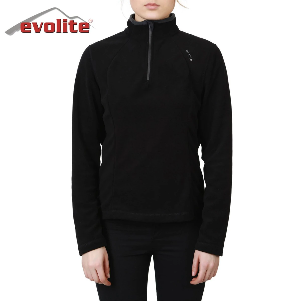 Evolite Fuga Bayan Mikro Polar Sweater - Siyah - L