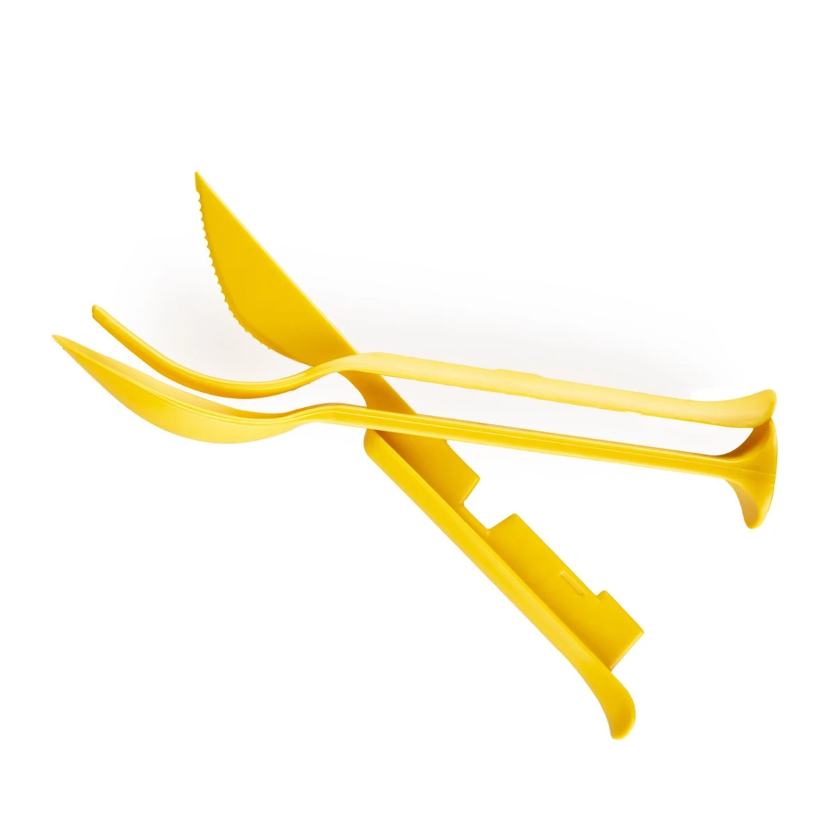 EVOLITE 3in1 Combo Spoon Fork Knife 29 Gr Kaşik Çatal Biçak Seti - Yellow