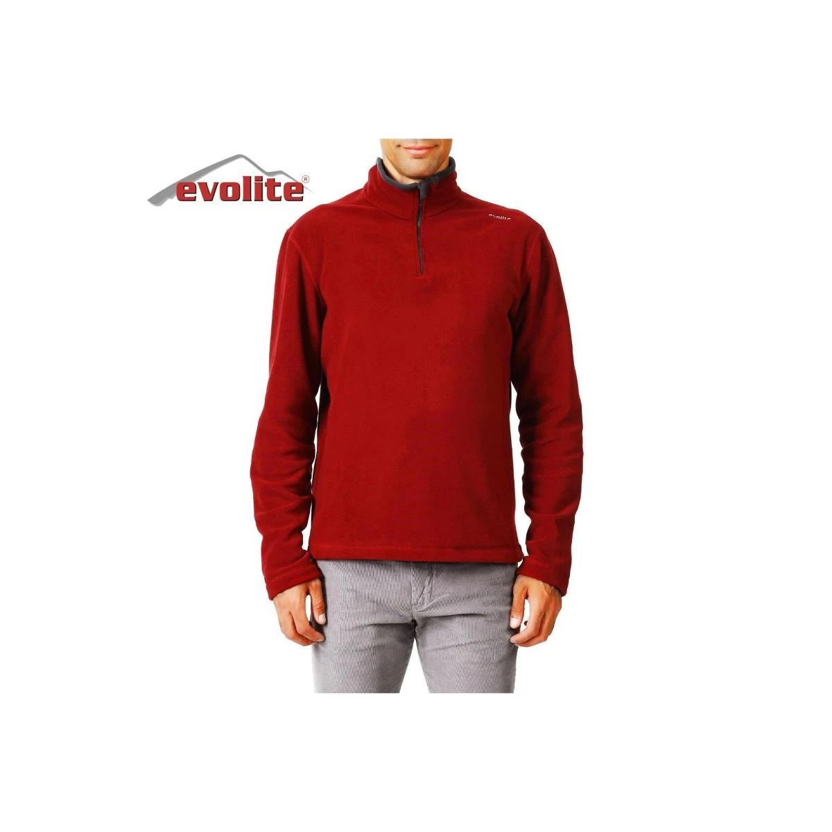 Evolite Fuga Bay Mikro Polar Sweater - Bordo - M