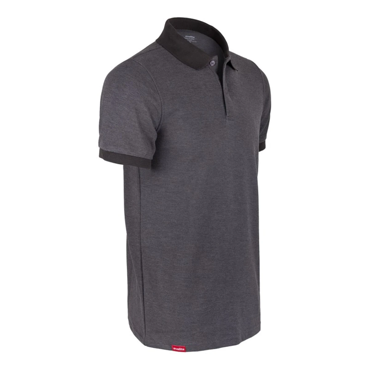 Evolite DeepRaw Bay Polo T-Shirt - Antrasit - S