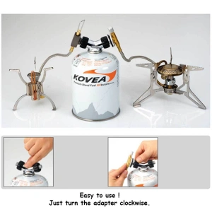 KOVEA Gas P- Çift Çıkışlı Adaptör