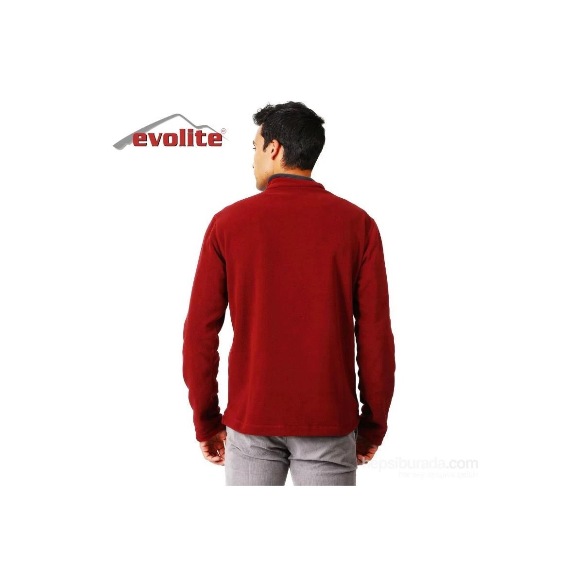 Evolite Fuga Bay Mikro Polar Sweater - Bordo - M