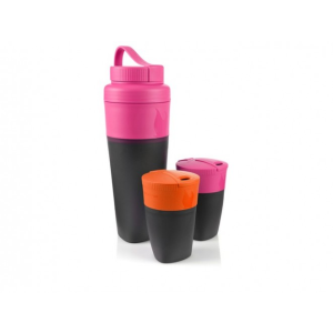 LIGHT MY FIRE Pack-up Drink İçecek Seti - L.Sarı-Mavi