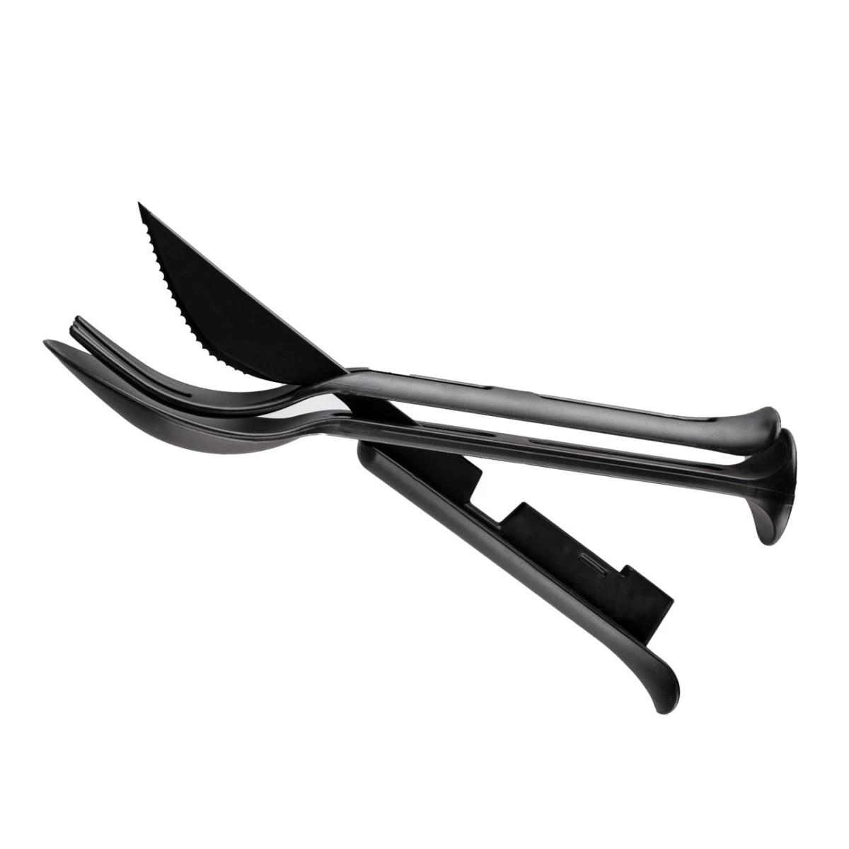 EVOLITE 3in1 Combo Spoon Fork Knife 29 Gr Kaşik Çatal Biçak Seti - Black