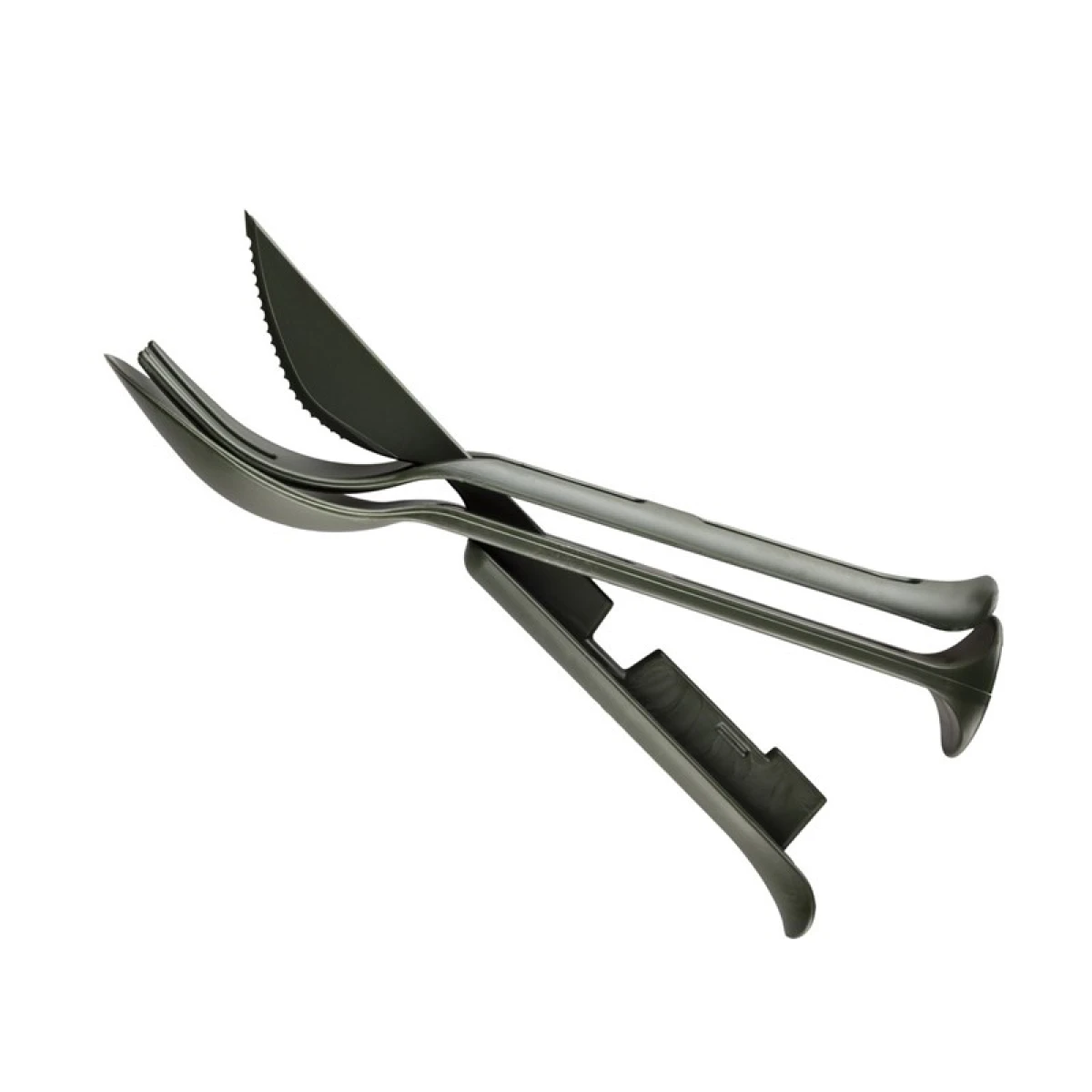 EVOLITE 3in1 Combo Spoon Fork Knife 29 Gr Kaşik Çatal Biçak Seti - Khaki