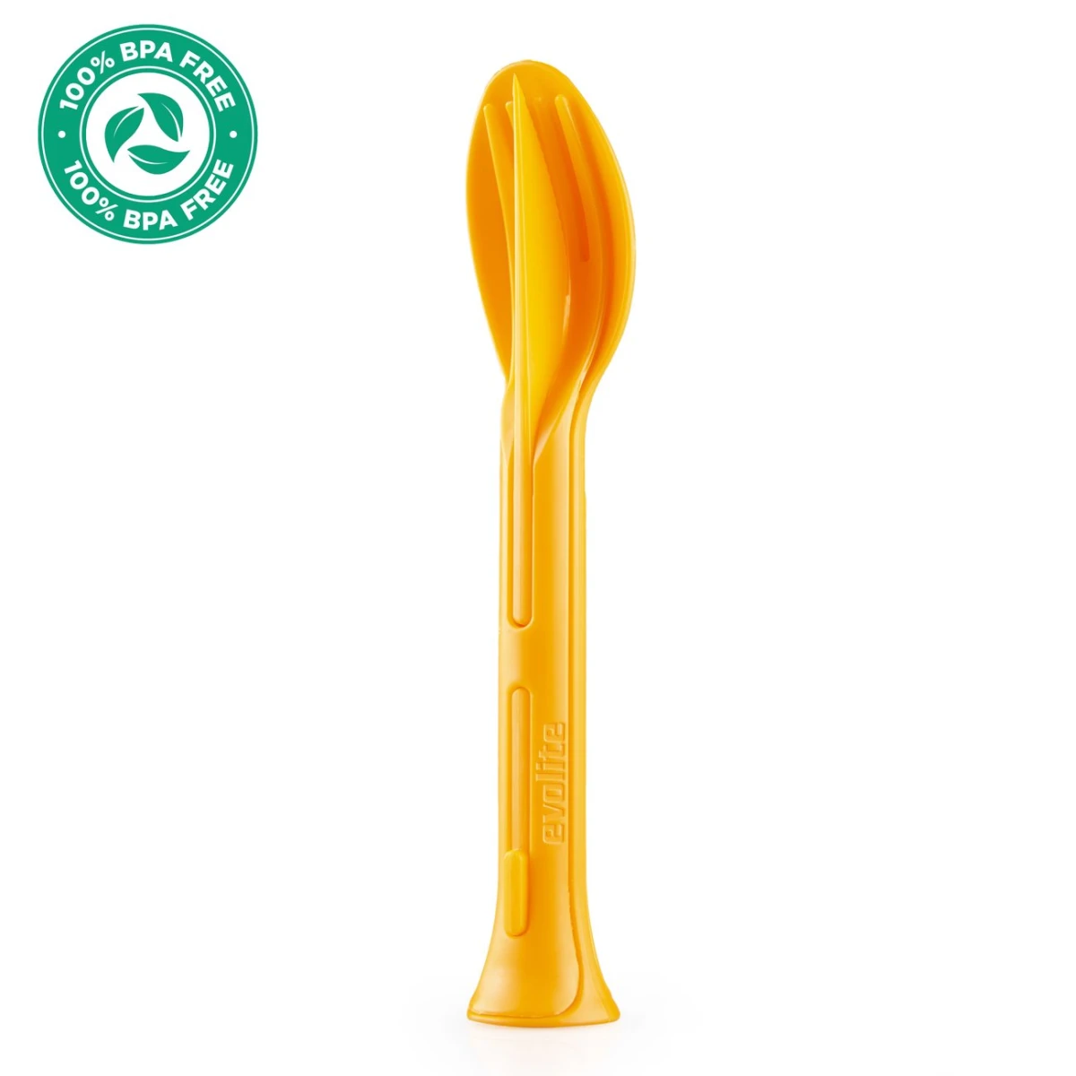 EVOLITE 3in1 Combo Spoon Fork Knife 29 Gr Kaşik Çatal Biçak Seti - ORANGE