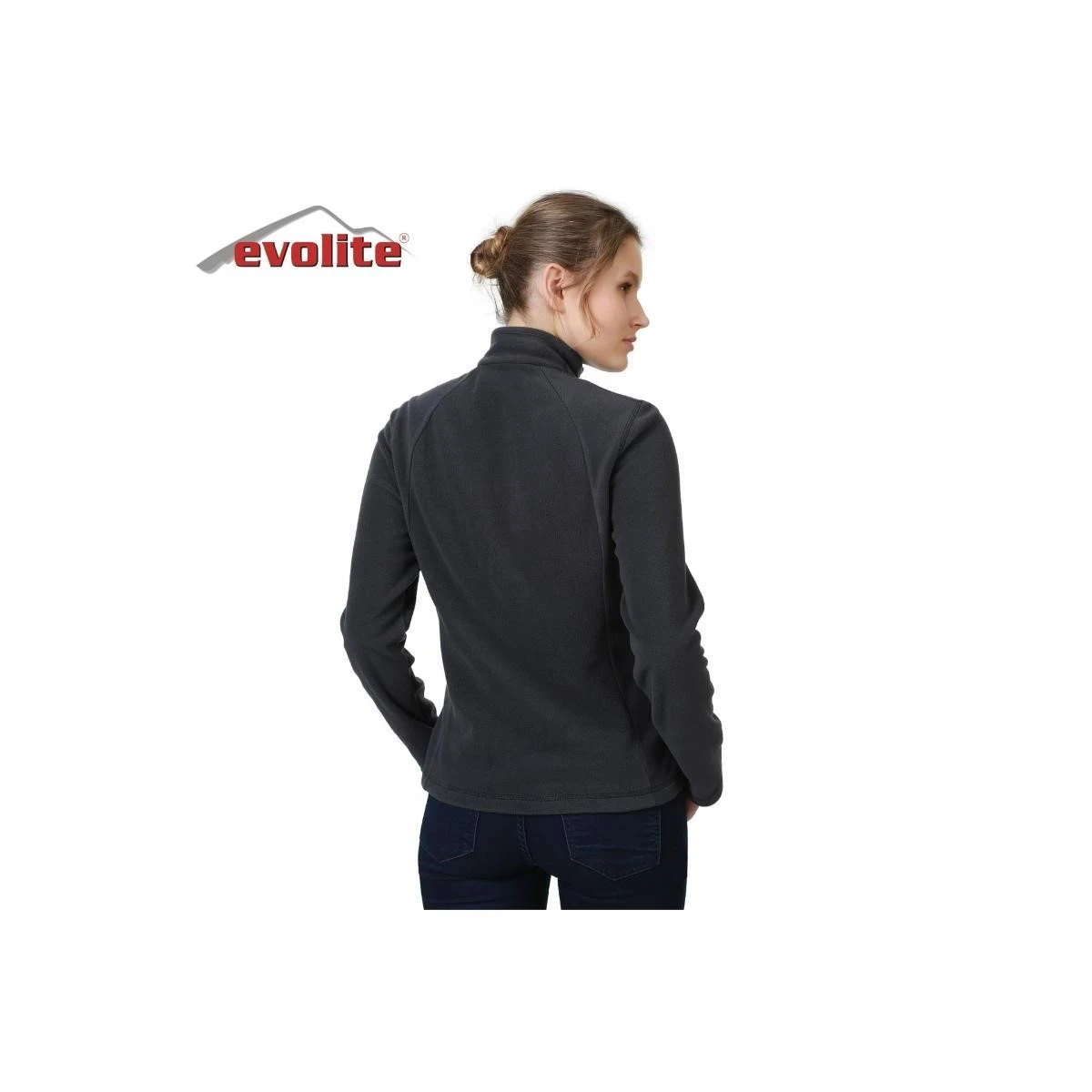 Evolite Fuga Bayan Mikro Polar Sweater - Gri - XS