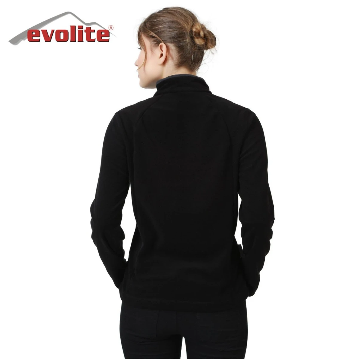 Evolite Fuga Bayan Mikro Polar Sweater - Siyah - L