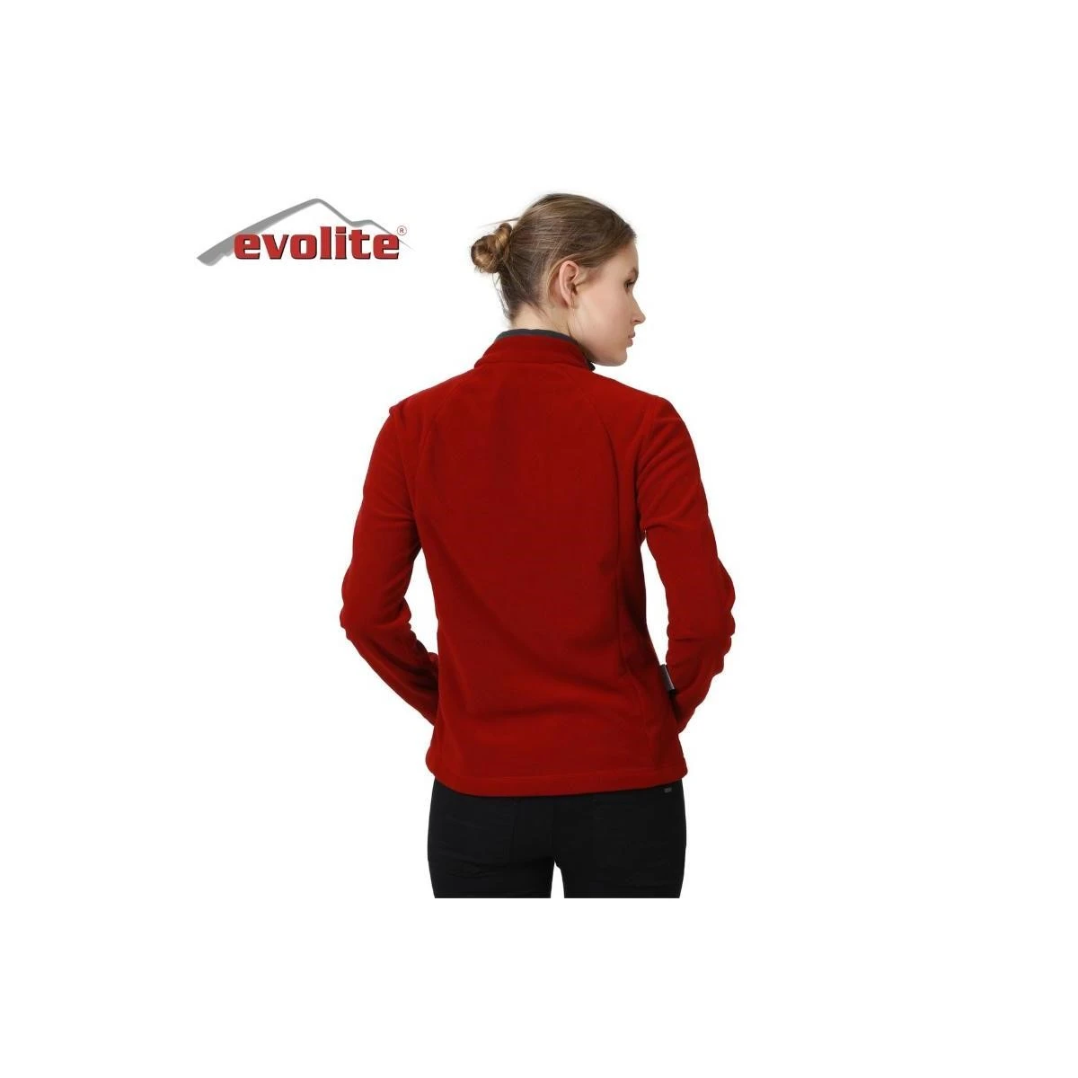 Evolite Fuga Bayan Mikro Polar Sweater - Bordo - XS