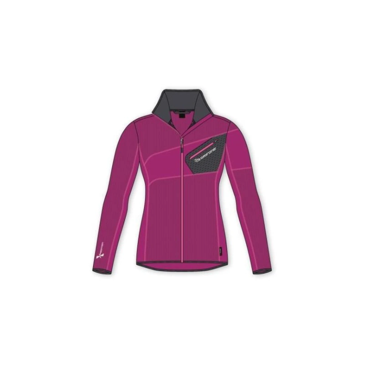 Grifone Cougar Lady Ceket - Siyah-Füme - XS