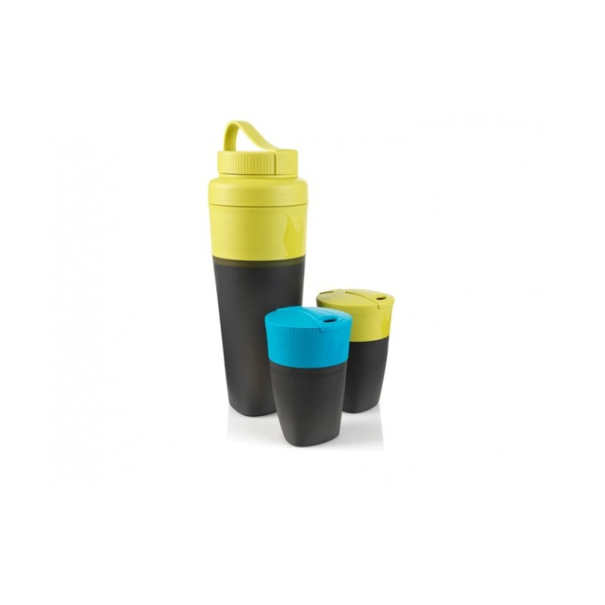 LIGHT MY FIRE Pack-up Drink İçecek Seti - L.Sarı-Mavi