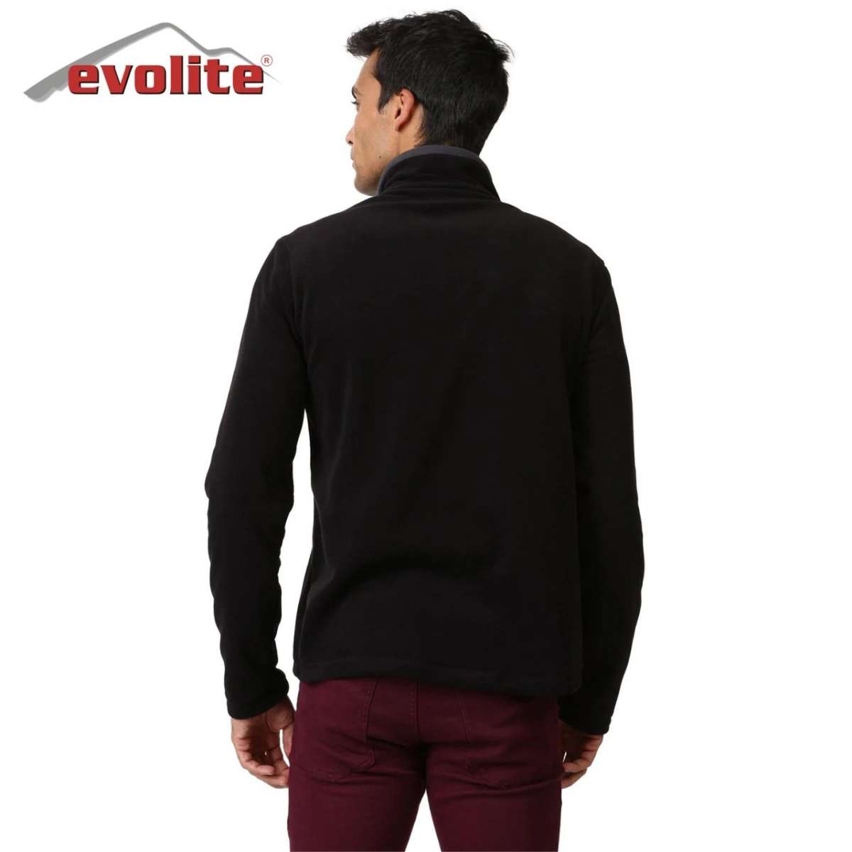 Evolite Fuga Bay Mikro Polar Sweater - Siyah - M