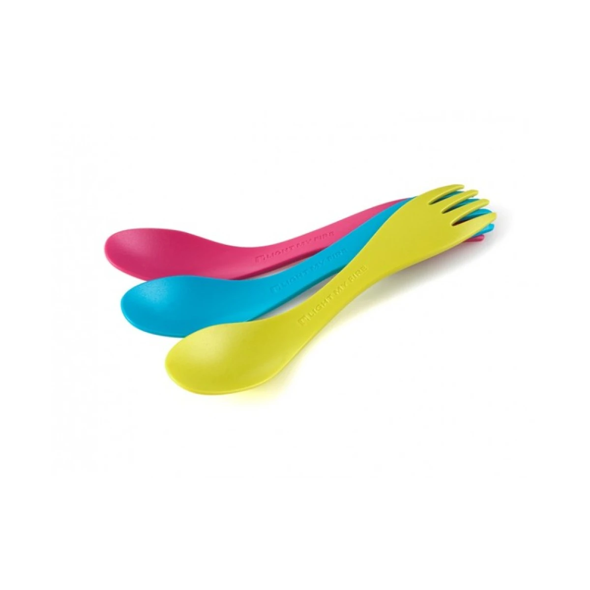 LIGHT MY FIRE Spork Little 3lü Küçük Kaşık-Çatal - Fuşya-Turuncu-Pembe