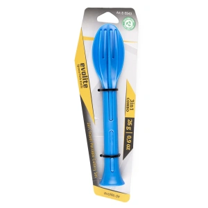 EVOLITE 3in1 Combo Spoon Fork Knife 29 Gr Kaşik Çatal Biçak Seti - Blue