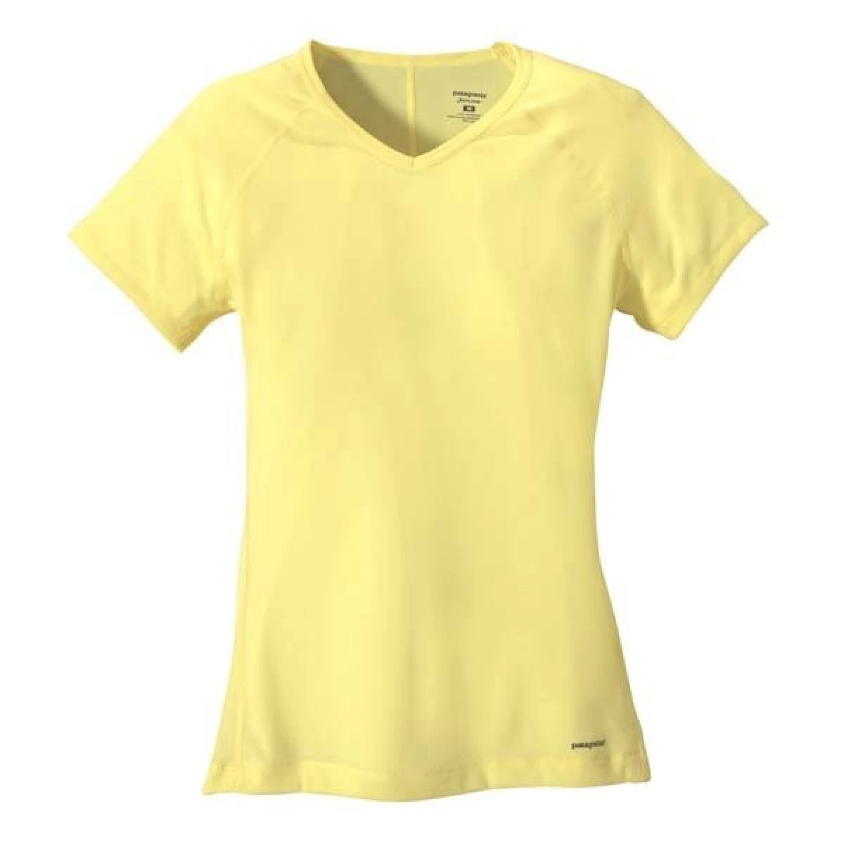 Patagonia Bayan S/S LW Cap V-Neck - Sarı - XS