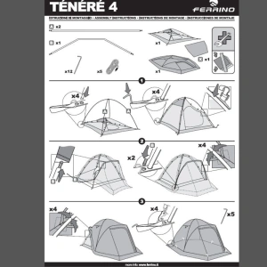 FERRINO Tenere 4 Kişilik Çadır yeşil