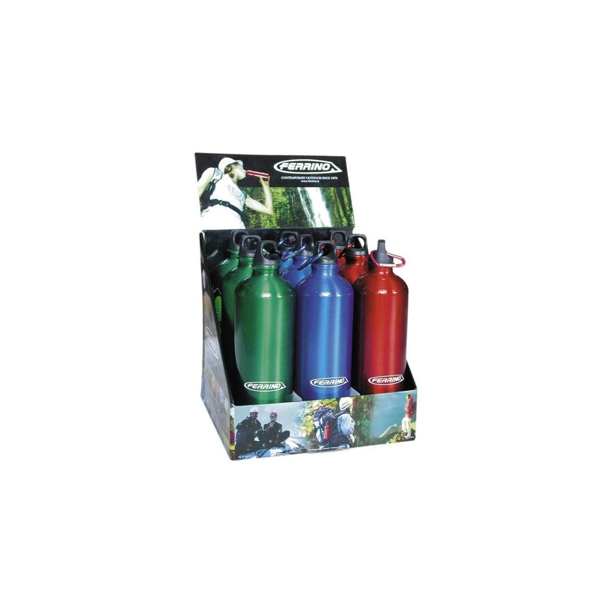 Ferrino Alüminyum Matara (1L) - Yeşil