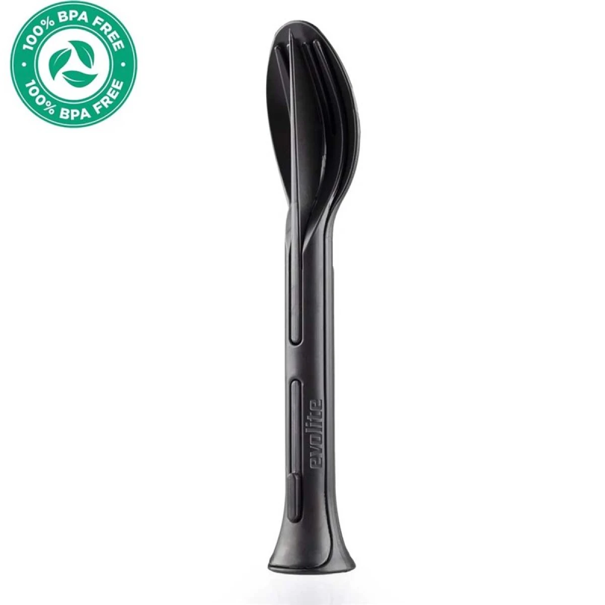 EVOLITE 3in1 Combo Spoon Fork Knife 29 Gr Kaşik Çatal Biçak Seti - Black