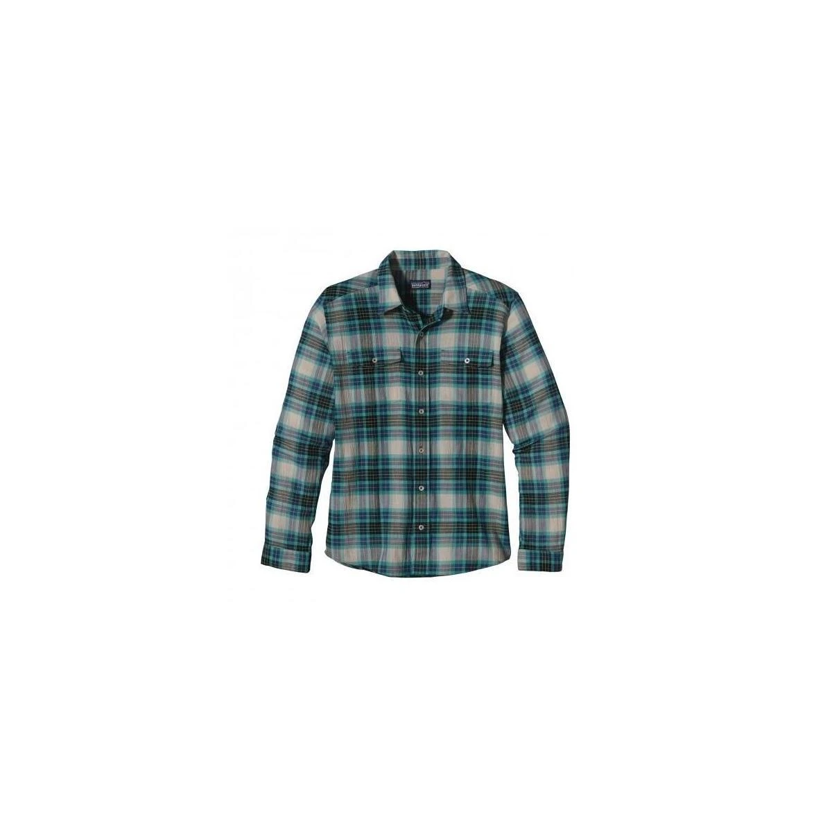 Patagonia Men's Long-Sleeved A/C® Steersman Shirt - Yeşil.Mavi - M